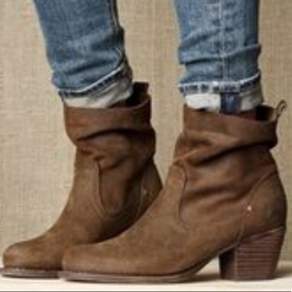 Rag & Bone slouchy boho suede distressed western - Picture 8 of 8